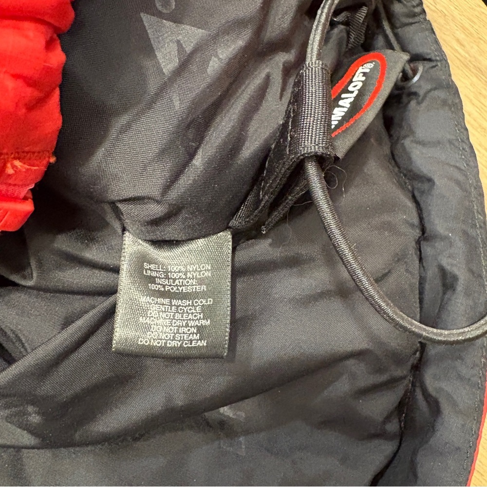 NWT 🌟EMS🌟 VINTAGE MENS HOODED CLIMBING PRIMALOFT JACKET RED/BLACK SZ S - Picture 12 of 13